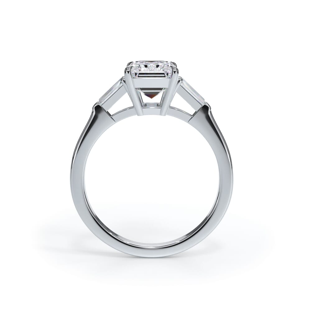 Emerald Cut + Tapered Baguettes