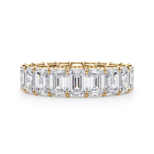 XL Emerald Cut Eternity Band