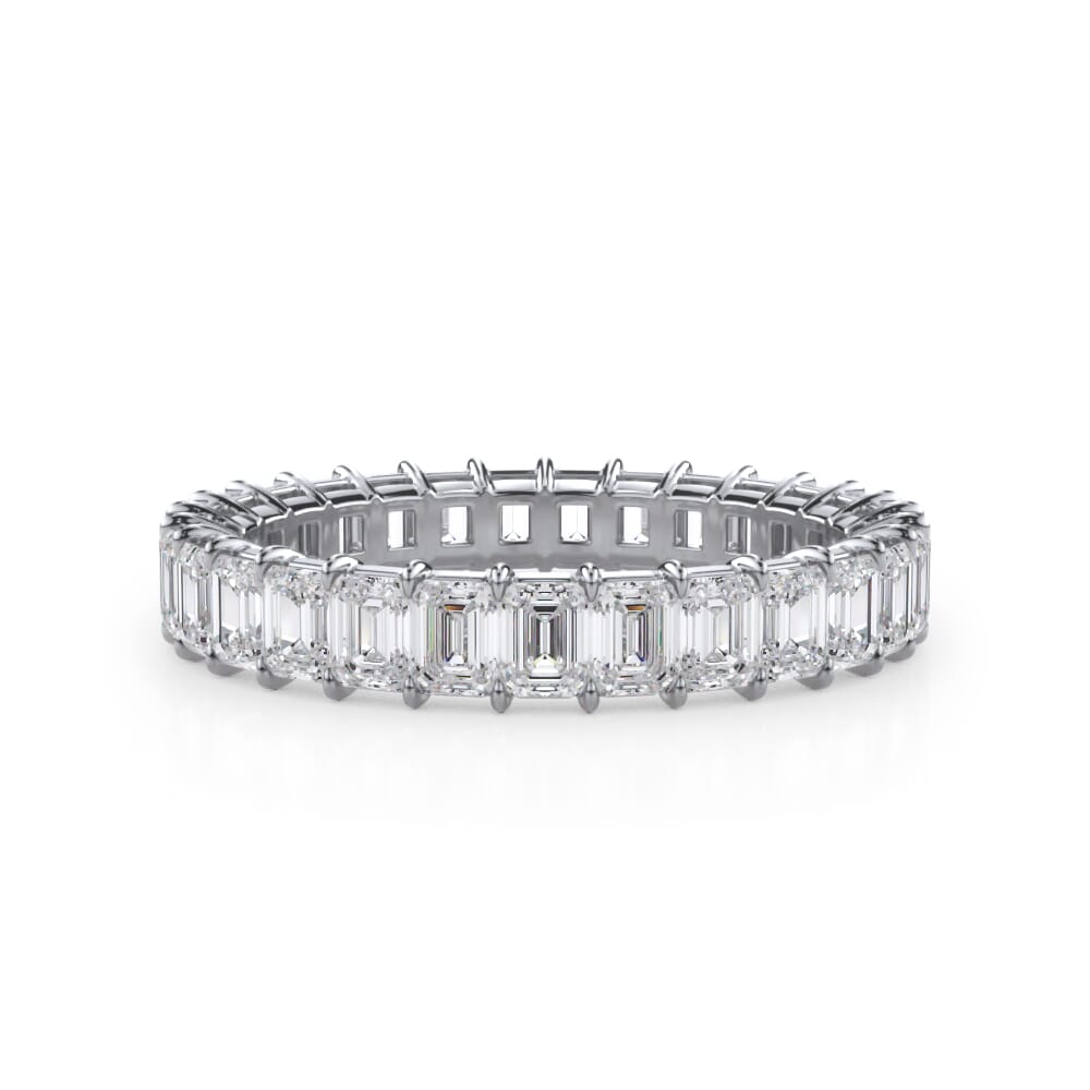Mini Emerald Cut Eternity Band