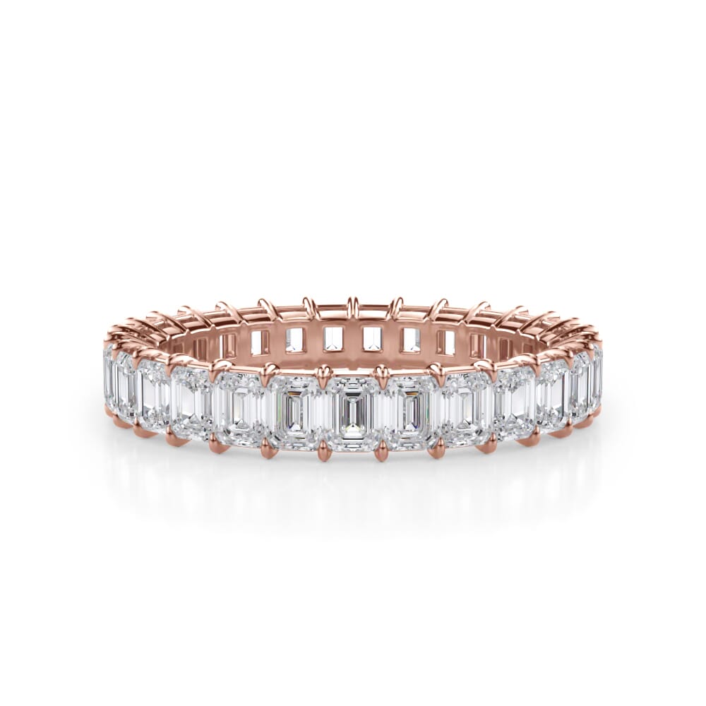 Mini Emerald Cut Eternity Band