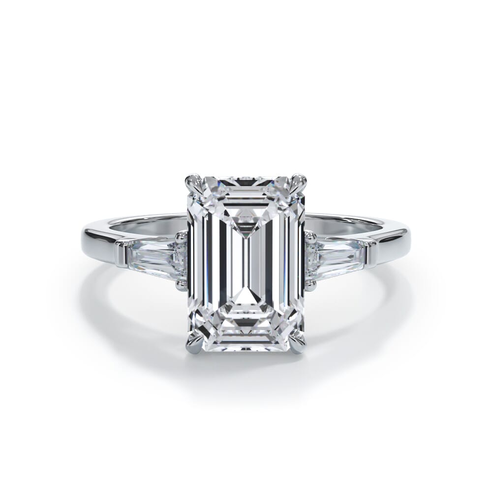 Emerald Cut + Tapered Baguettes