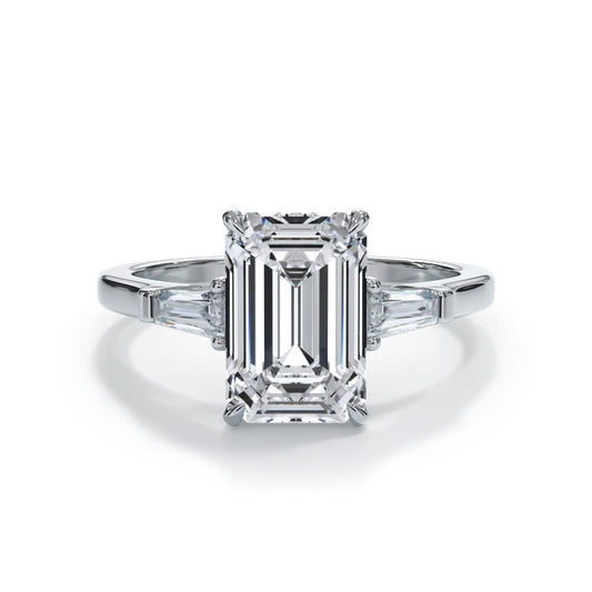 Emerald Cut + Tapered Baguettes