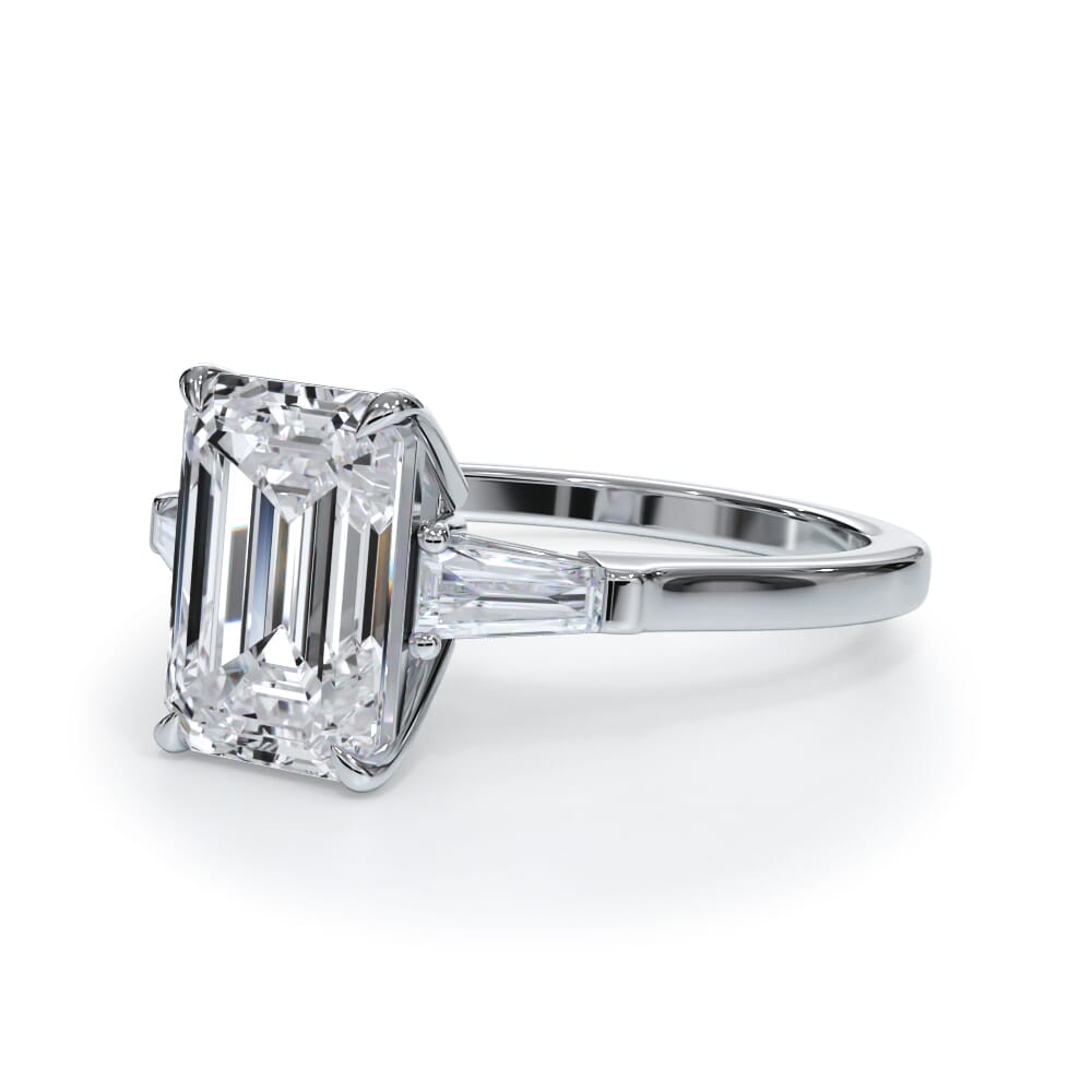 Emerald Cut + Tapered Baguettes